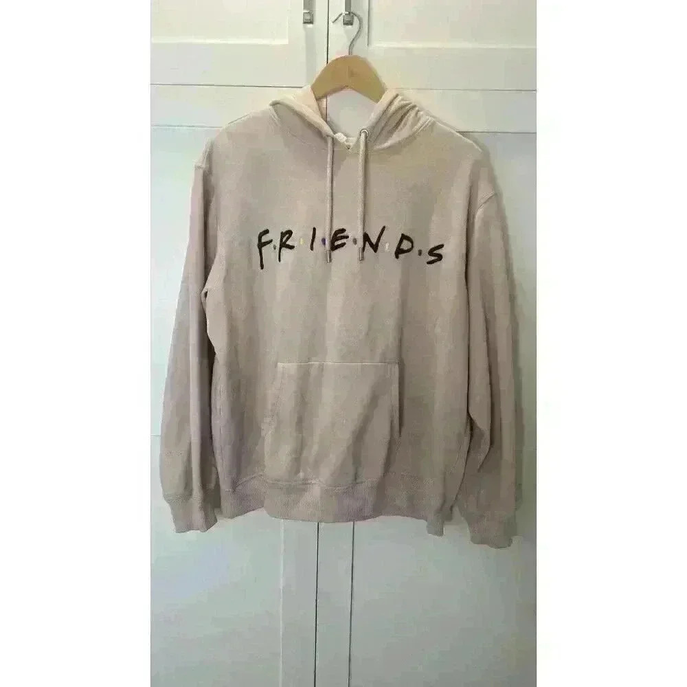 Friends tv show Pink Sweatshirt Size: Large Pre-Owned